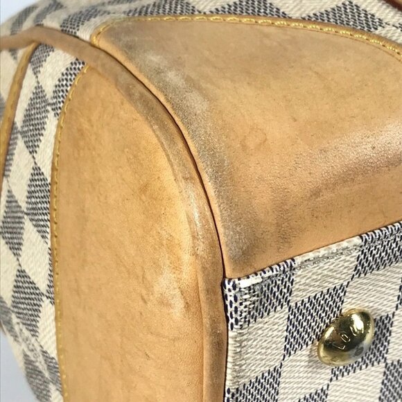 LOUIS VUITTON N52001 Damier Azur Berkeley PM Hand Bag Damier Azur Canvas White - Picture 3 of 15